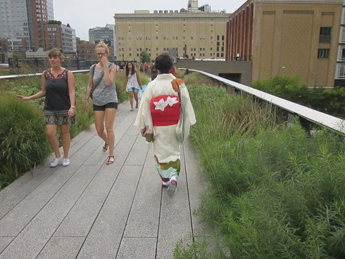 母のny観光 その４ 着物でnyを歩く 竹やんの毎日