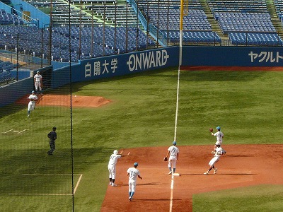 青学大対中央大　９月１８日　東都大学野球１部_b0166128_16531685.jpg