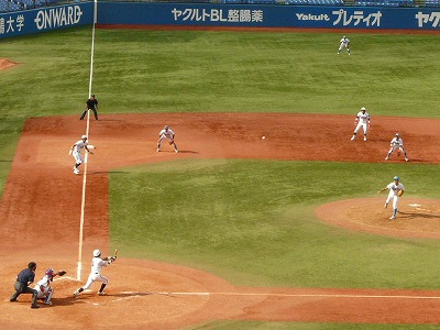 青学大対中央大 9月18日 東都大学野球1部_b0166128_16563492.jpg