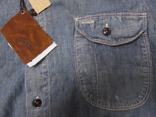 Vinatge WASHED Shambre SHIRTS ・・・ By Kato AAA_d0152280_21223082.jpg