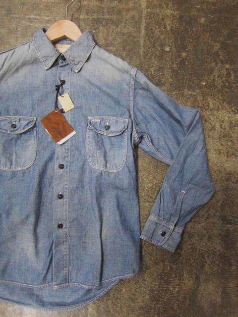Vinatge WASHED Shambre SHIRTS ・・・ By Kato AAA_d0152280_21235593.jpg