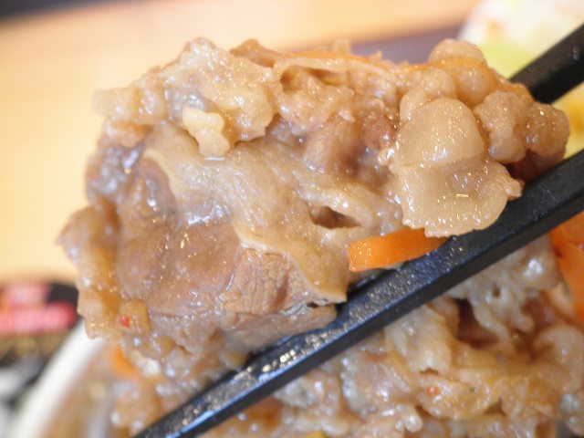 すき家のきんぴらこんにゃく牛丼　　門真下馬伏店_c0118393_15172473.jpg