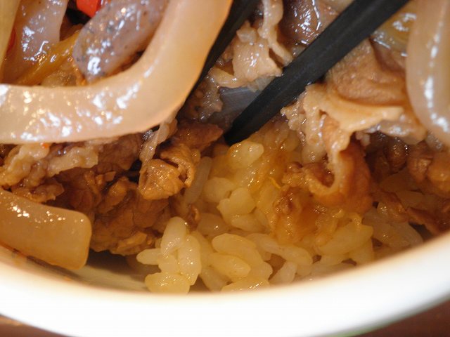 すき家のきんぴらこんにゃく牛丼　　門真下馬伏店_c0118393_15175380.jpg