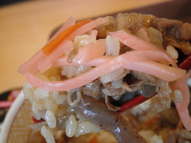 すき家のきんぴらこんにゃく牛丼　　門真下馬伏店_c0118393_1525913.jpg