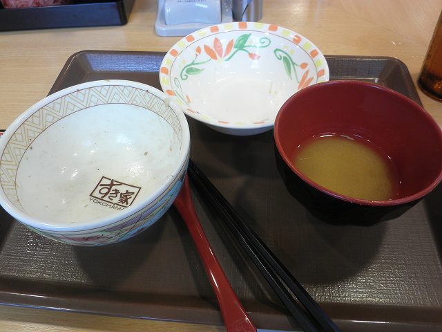 すき家のきんぴらこんにゃく牛丼　　門真下馬伏店_c0118393_15281686.jpg