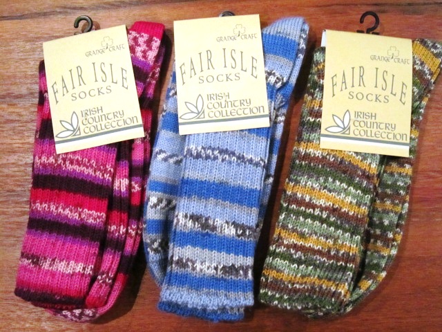 FAIR ISLE SOCKS \"GRANGE CRAFT\" ご紹介_f0191324_9195320.jpg