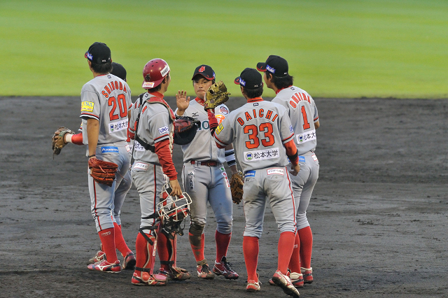 ９．２３　松本市野球場　対石川ミリオンスターズ　シーズン最終戦_c0197772_2234340.jpg