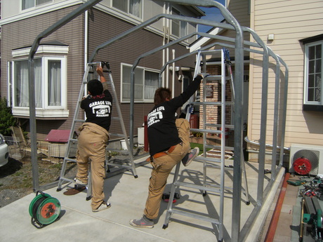 エンジョイ アメリカン カスタム カーポート完成 Garage Life長野 Enjoy Builder Com エンジョイ アメリカン カスタム カーポート完成 Garage Life長野 Enjoy Builder Com
