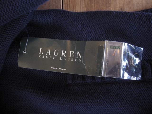 Ralph Lauren LAUREN Toggle Button Knit Jacket!!_d0098545_16413981.jpg