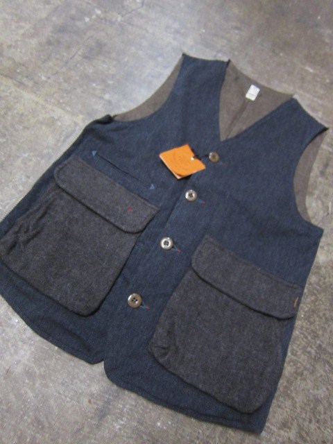 Kato ・・・ Melton Wool WORK VEST 、人気のVEST の最終章!?_d0152280_9243113.jpg