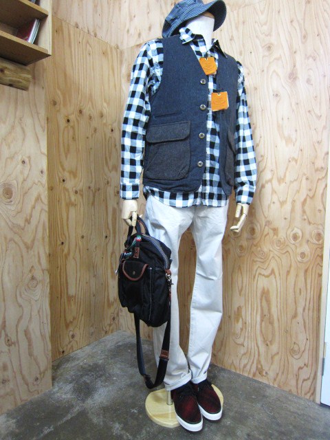Kato ・・・ Melton Wool WORK VEST 、人気のVEST の最終章!?_d0152280_9254018.jpg
