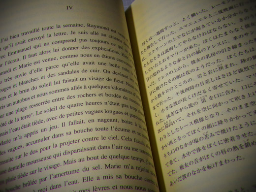 対訳フランス語で読もう 異邦人 明日発売 ときどき日誌 Sur Netvillage