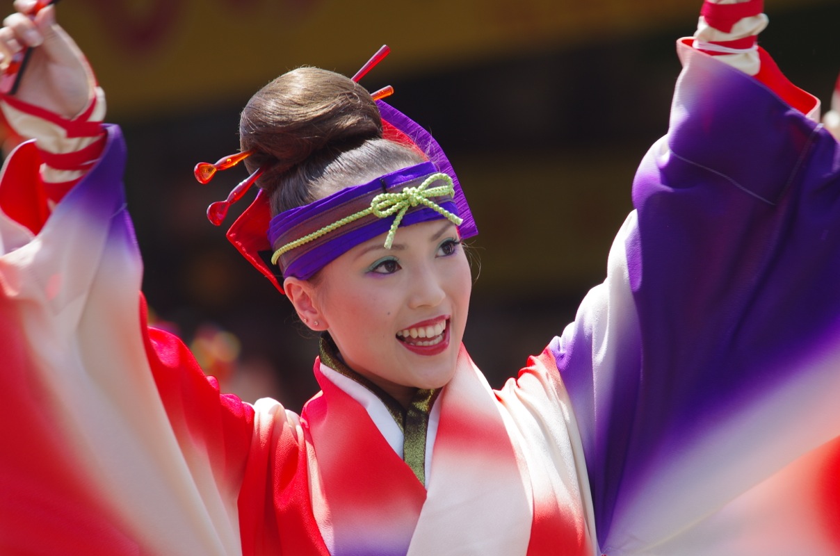 高知よさこい２０１２本祭一日目枡形競演場その１（旭食品）_a0009554_22573674.jpg