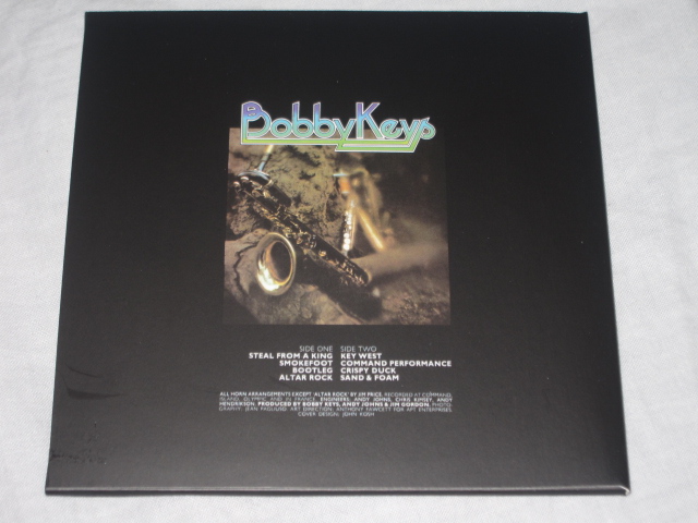 BOBBY KEYS / BOBBY KEYS  (紙ジャケ)_b0042308_22505626.jpg