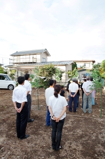 広丘原新田の住宅～地鎮祭がありました_e0180332_8394575.jpg