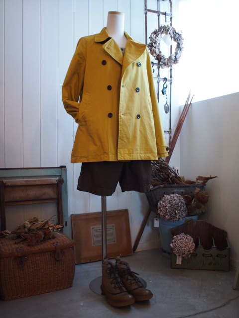 Pコートとサイザルバッグとoneday cafe。_a0164280_3105798.jpg