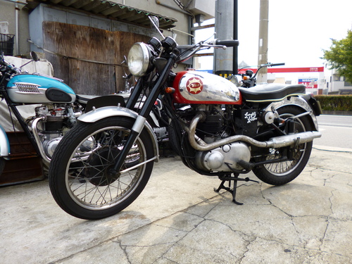 BSA　A10　RS　お迎え_a0285330_1545566.jpg