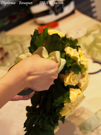 JPFA デュプロマ取得コースファイナル☆bouquet_d0144095_19322877.jpg