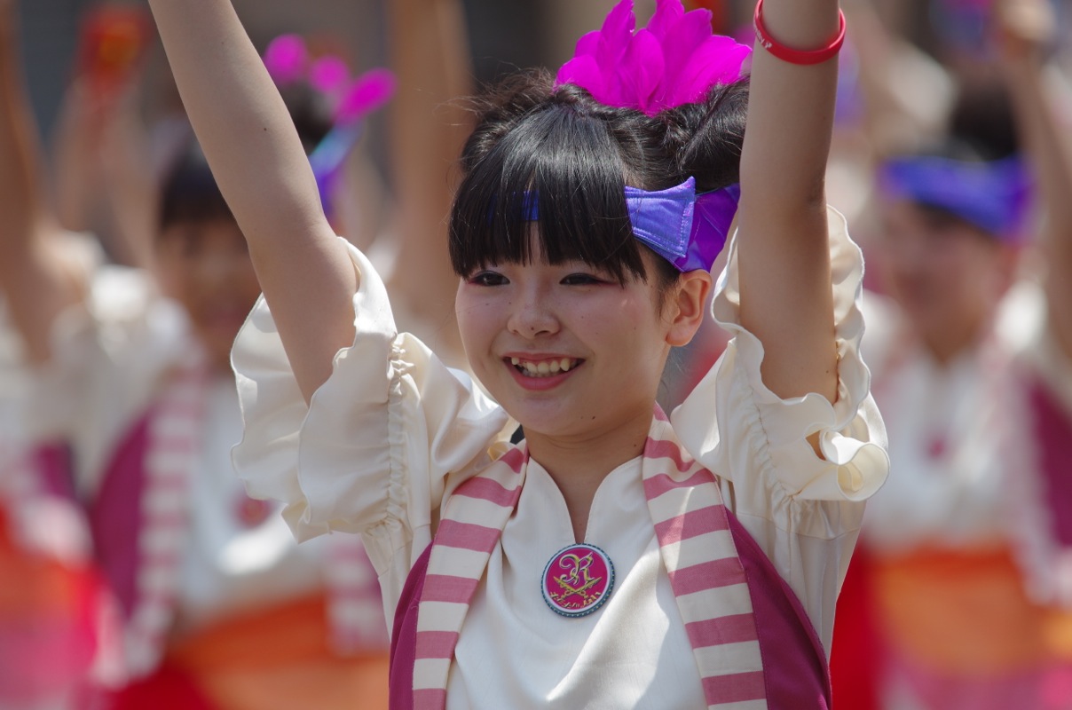 高知よさこい２０１２本祭一日目枡形競演場その７（り組）_a0009554_10533434.jpg