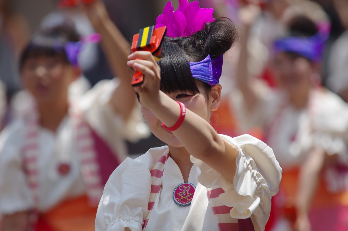 高知よさこい２０１２本祭一日目枡形競演場その７（り組）_a0009554_1054865.jpg