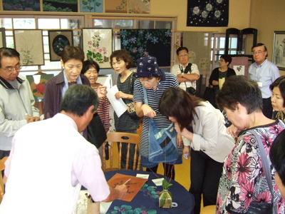 ９月２９日　向道中ふるさと芸術村アート展_c0104626_13353332.jpg