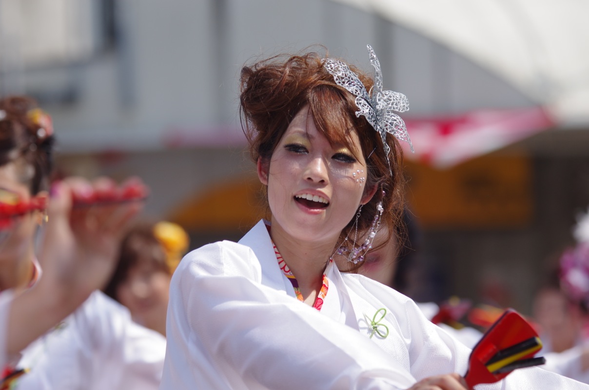 高知よさこい２０１２本祭一日目枡形競演場その１３（ひとひら）_a0009554_1842338.jpg