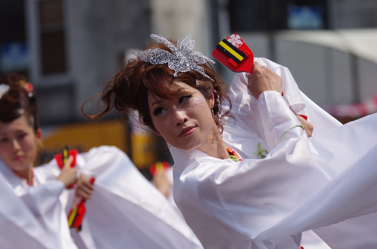 高知よさこい２０１２本祭一日目枡形競演場その１３（ひとひら）_a0009554_18424818.jpg