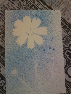 コスモスの花でスパッタリング_e0136066_8132063.jpg