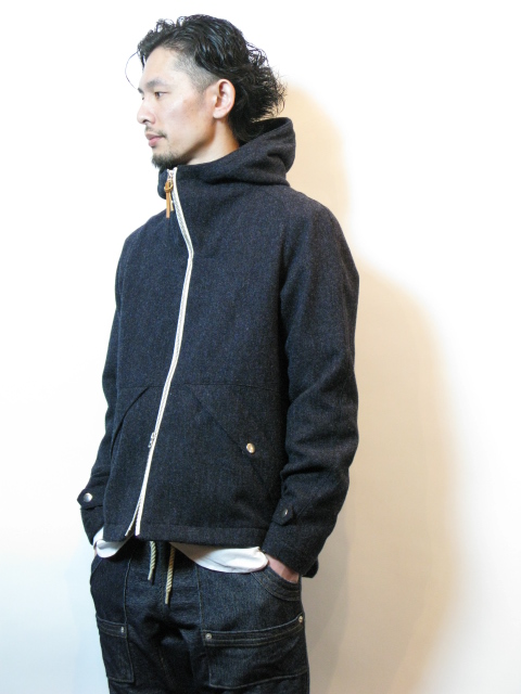 ◆Homespun Tweed Hooded　Blouson_e0142928_22363878.jpg