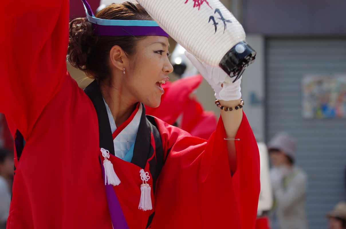 高知よさこい２０１２本祭一日目枡形競演場その１９（國士舞双）_a0009554_0254540.jpg