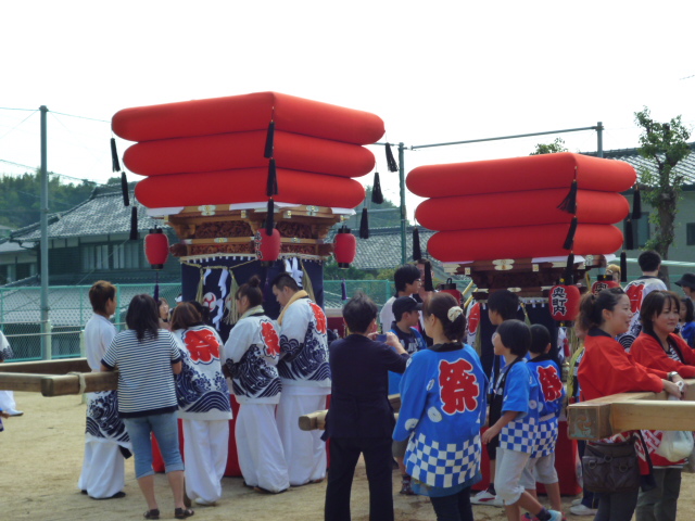 厄神社御神輿 各町内千歳楽の紹介 連島千歳楽 厄神社秋季例大祭 厄神社御神輿 各町内千歳楽の紹介 連島千歳楽 厄神社秋季例大祭