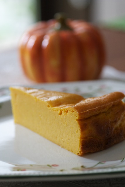 かぼちゃのクリームチーズケーキ 日々の暮らしの中で見つける さりげない幸せ