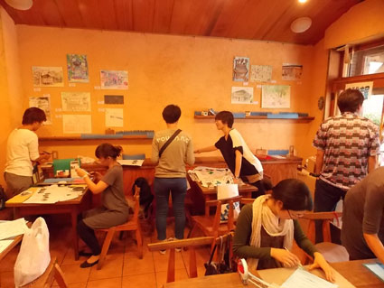 鳴く虫の展示@CAFE_f0127806_851144.jpg