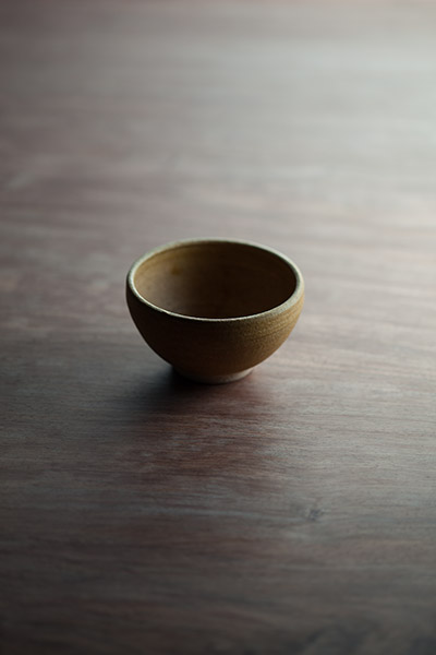 2012/10/04 黄瀬戸の茶碗を頂いたので_b0171364_9554129.jpg