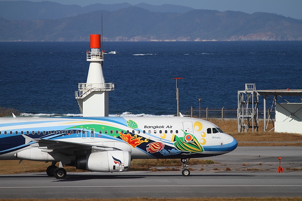 10月4日那覇空港　タイへチャーター2便　その2　バンコクエアウェイズ_e0204891_21113058.jpg