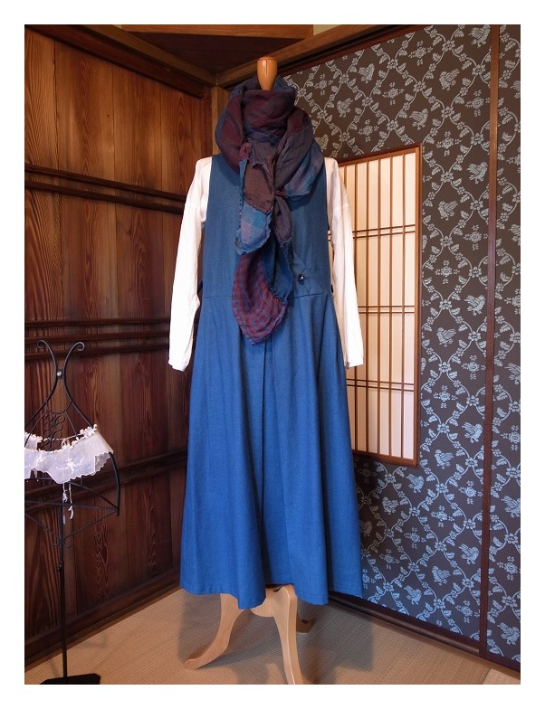 ASEEDONCLOUD アシードンクラウド Foggy wool Sankayo apron