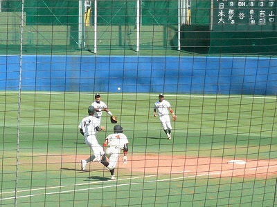 日本大対東農大 9月24日 東都大学野球2部_b0166128_1375338.jpg