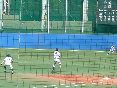 専修大対立正大 9月24日 東都大学野球2部_b0166128_10343921.jpg