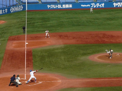 青学大対國學院大 10月2日 東都大学野球1部_b0166128_18165432.jpg