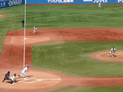 青学大対國學院大 10月2日 東都大学野球1部_b0166128_2016451.jpg