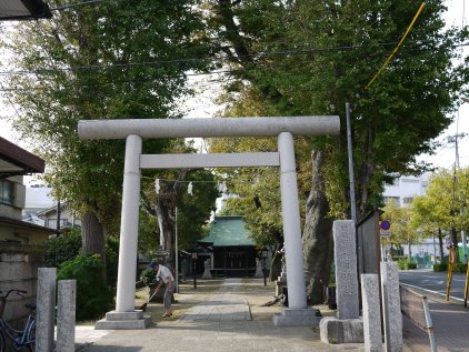 町屋神社の狛犬_f0232136_10225927.jpg