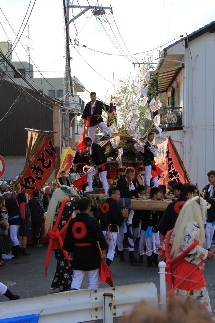 矢野・尾崎神社秋大祭　2012年　その6　7日の頂戴の様子・後編_b0095061_12182650.jpg