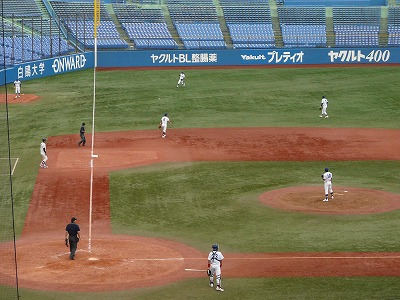 駒澤大対東洋大 10月2日 東都大学野球1部_b0166128_23503285.jpg