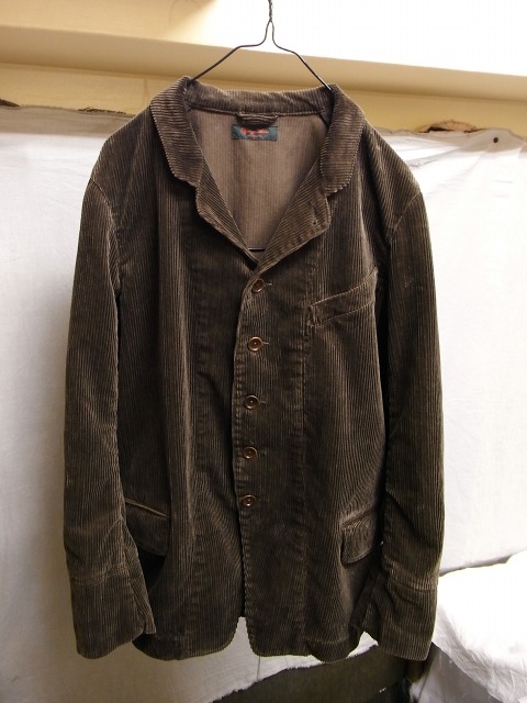 ジャンゴアトゥールVICTORIANS WORQUE JKT irish-worker corduroy jkt