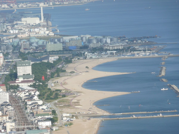 須磨浦山上遊園から観た赤灯台 on 2012-10-7_b0118987_18125052.jpg