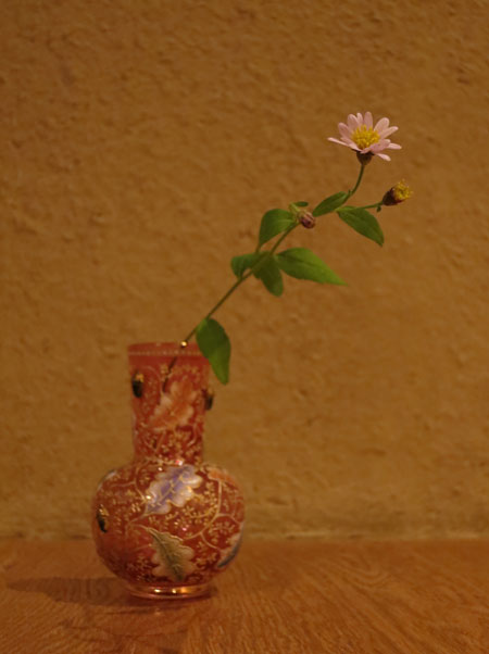 MOSER モーゼル・エナメル彩 花瓶。_c0108595_2348981.jpg