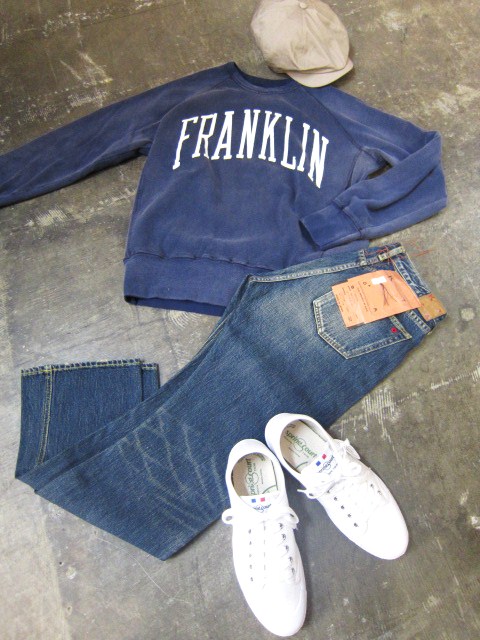 FRANKLIN ・・・ Vintage WASH PRINT CRUE SWEAT etc..._d0152280_5591047.jpg
