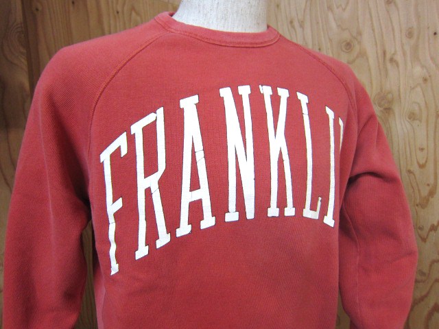 FRANKLIN ・・・ Vintage WASH PRINT CRUE SWEAT etc..._d0152280_5594494.jpg