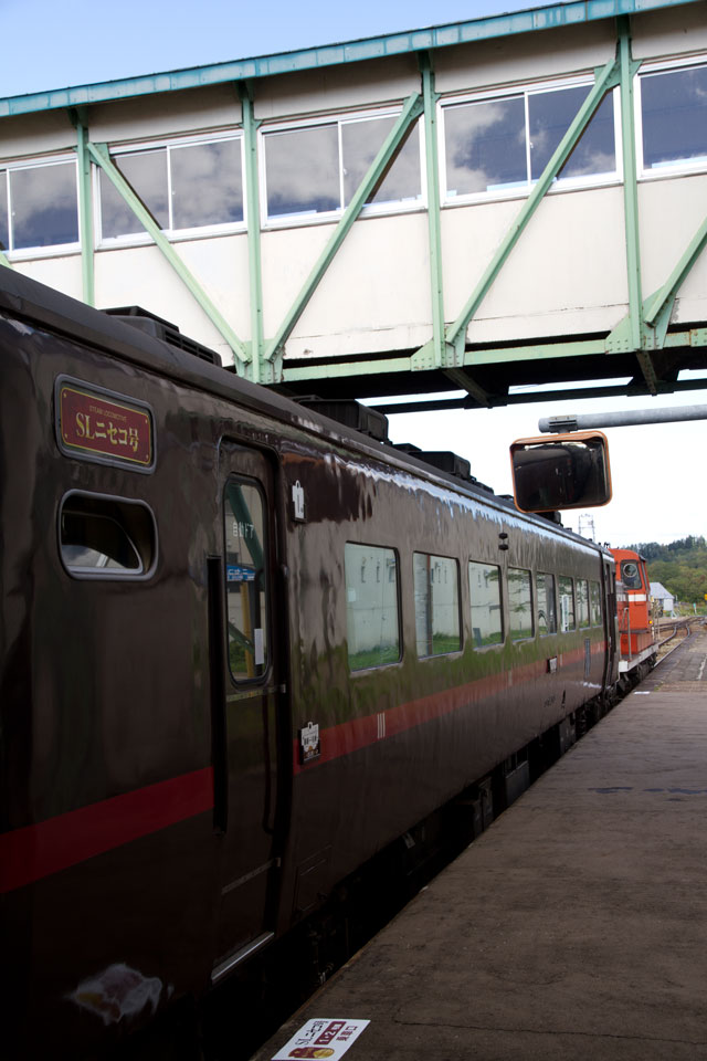 2012年 SLニセコ号往路 ニセコ駅_a0016730_1195565.jpg