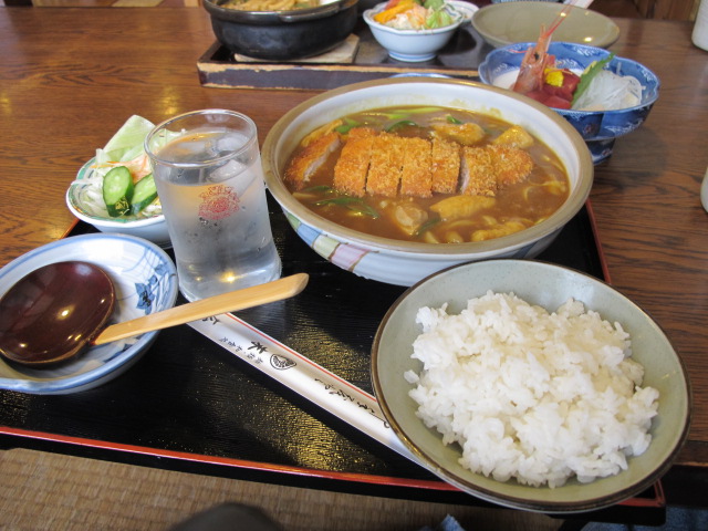伝説のトミー号 サイドストーリー カツカレーうどん(笑)_c0060469_17422762.jpg